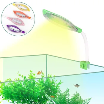 מחבר ה-USB 3W LED אקווריום Waterscape אורות קליפ על אקווריום המנורה צמח מים Waterweed מים דשא LED לגדול אור עמיד למים